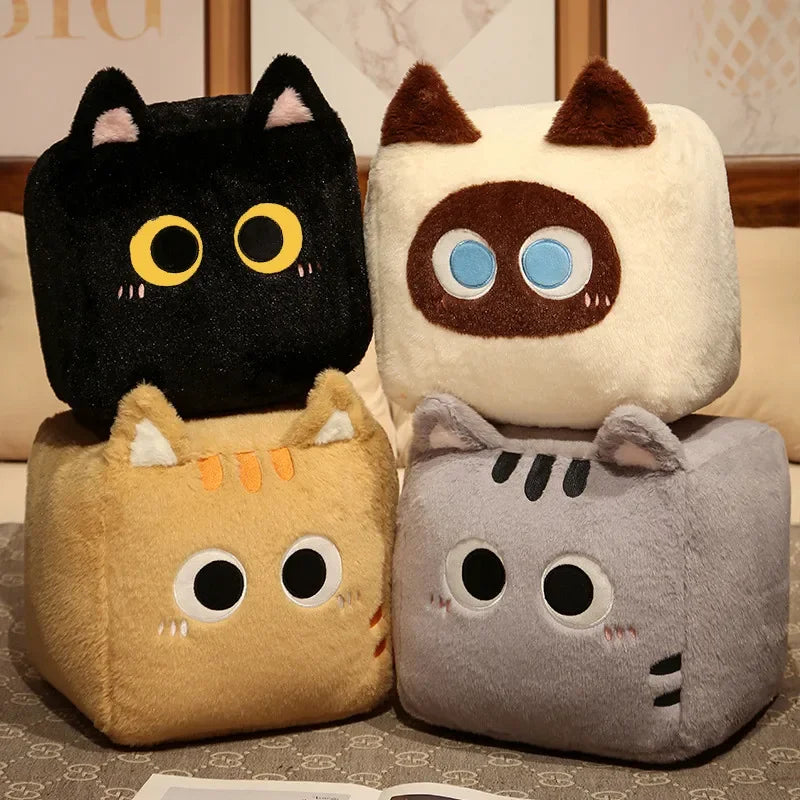 Square Neko Cat Plush