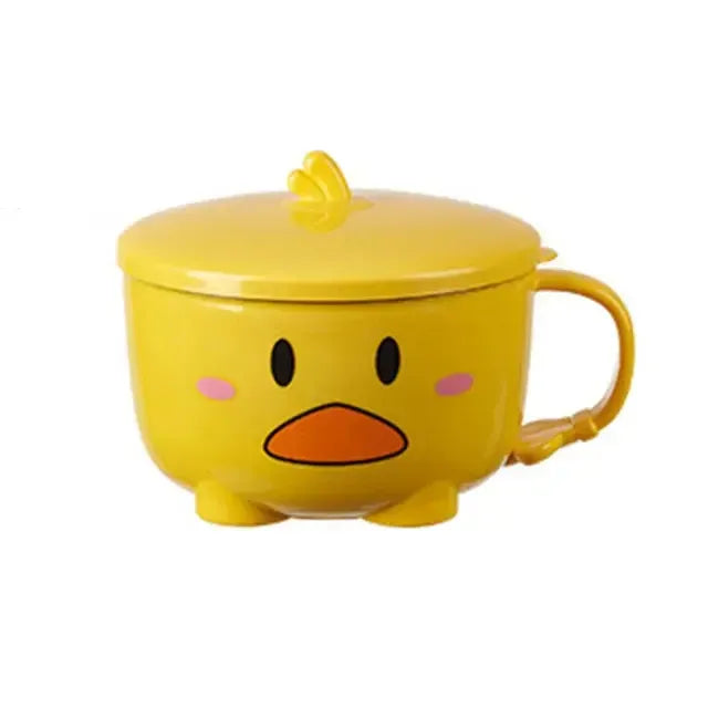 Stainless Steel Dinosaur Instant Noodle Bowl