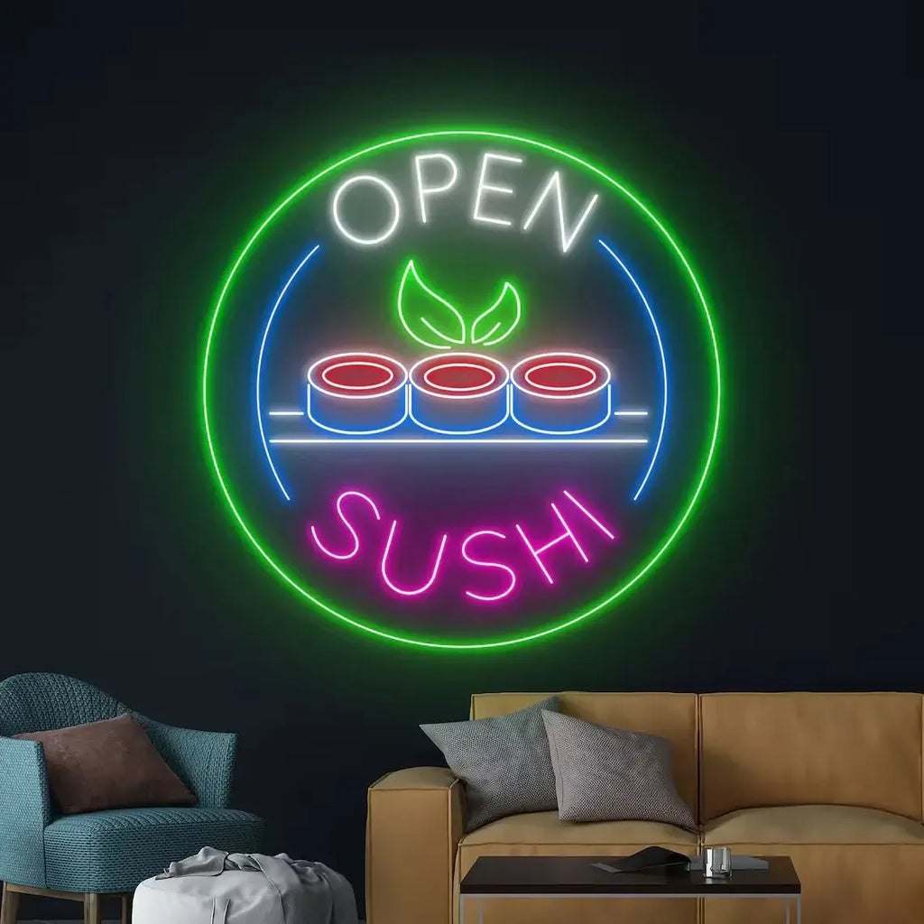 Sushi Open Neon Sign