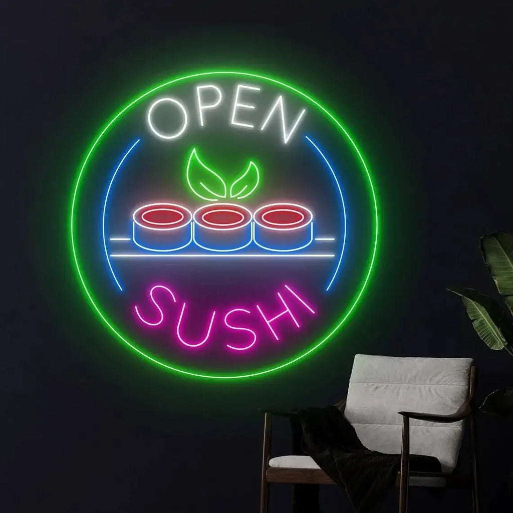Sushi Open Neon Sign