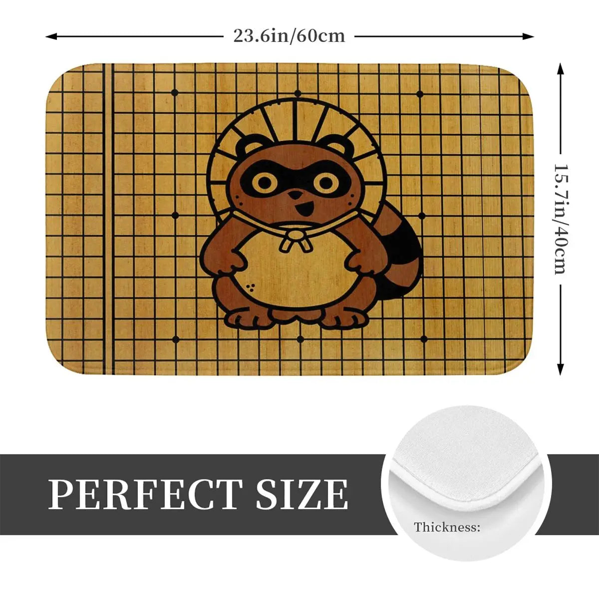 Tanuki Non-Slip Shower Mat