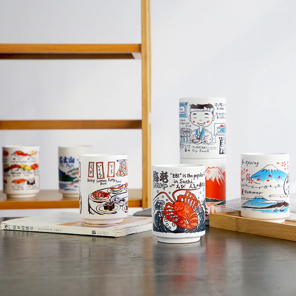 Traditional Art Japanese Sake Cup