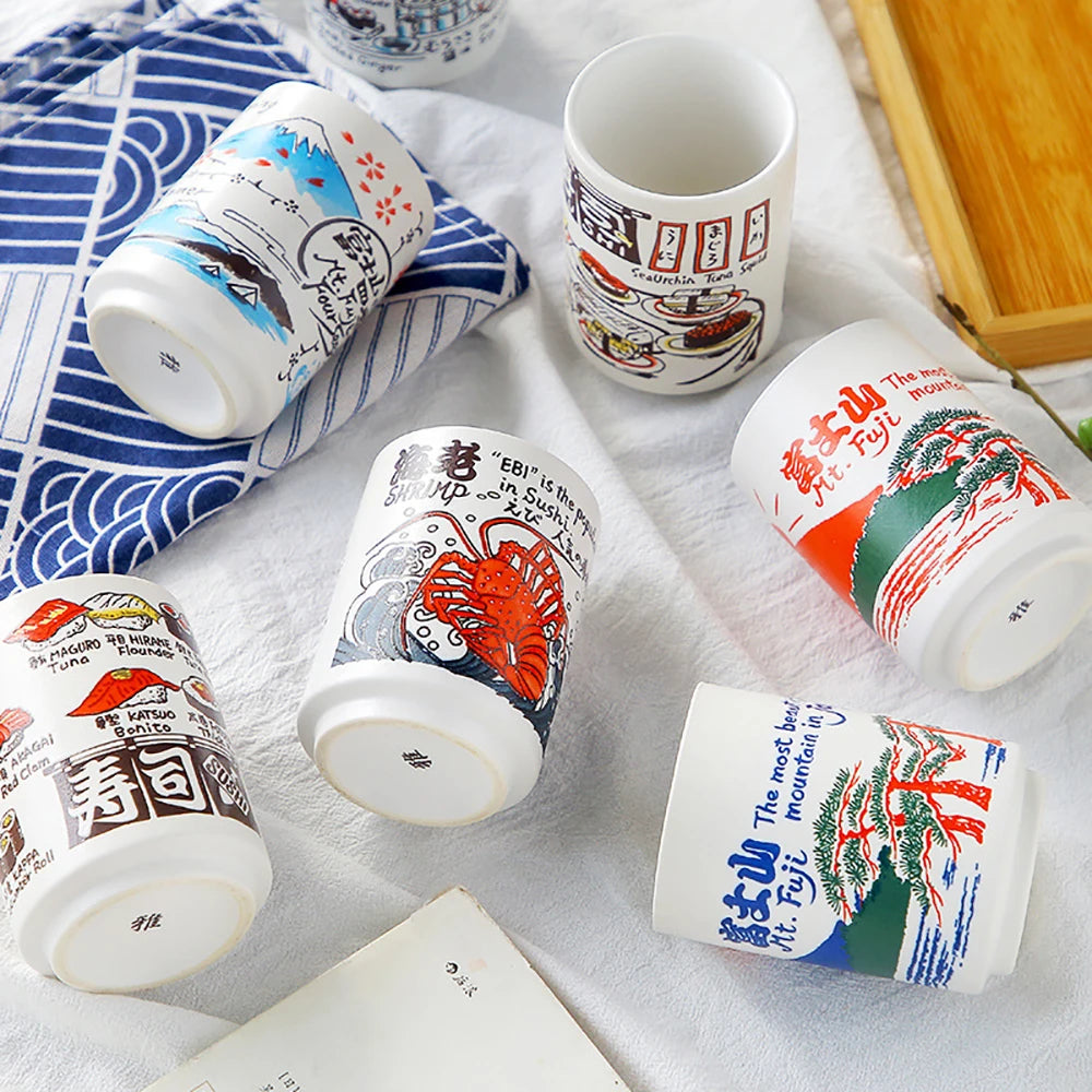 Traditional Art Japanese Sake Cup