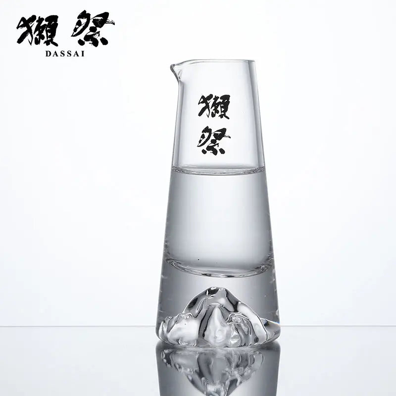 Traditional Handcrafted Crystal Sake Bottle