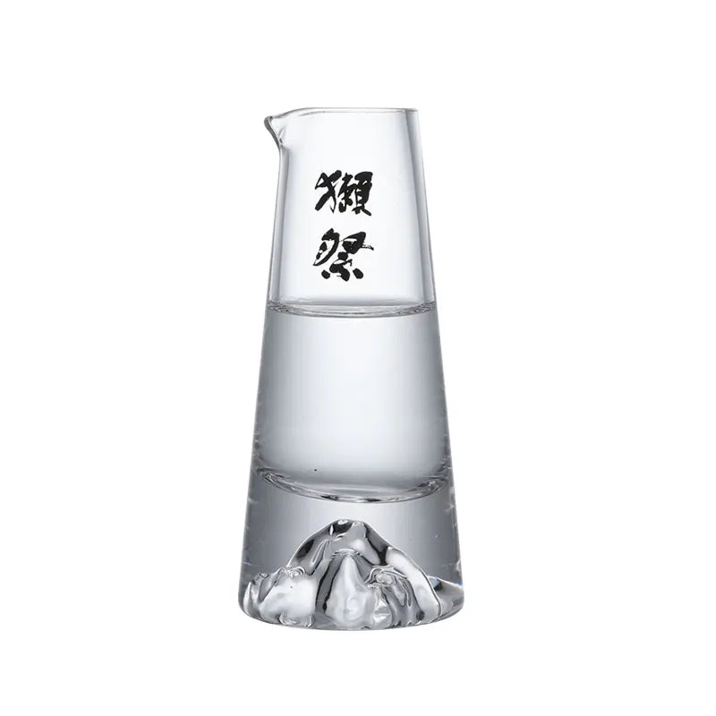 Traditional Handcrafted Crystal Sake Bottle