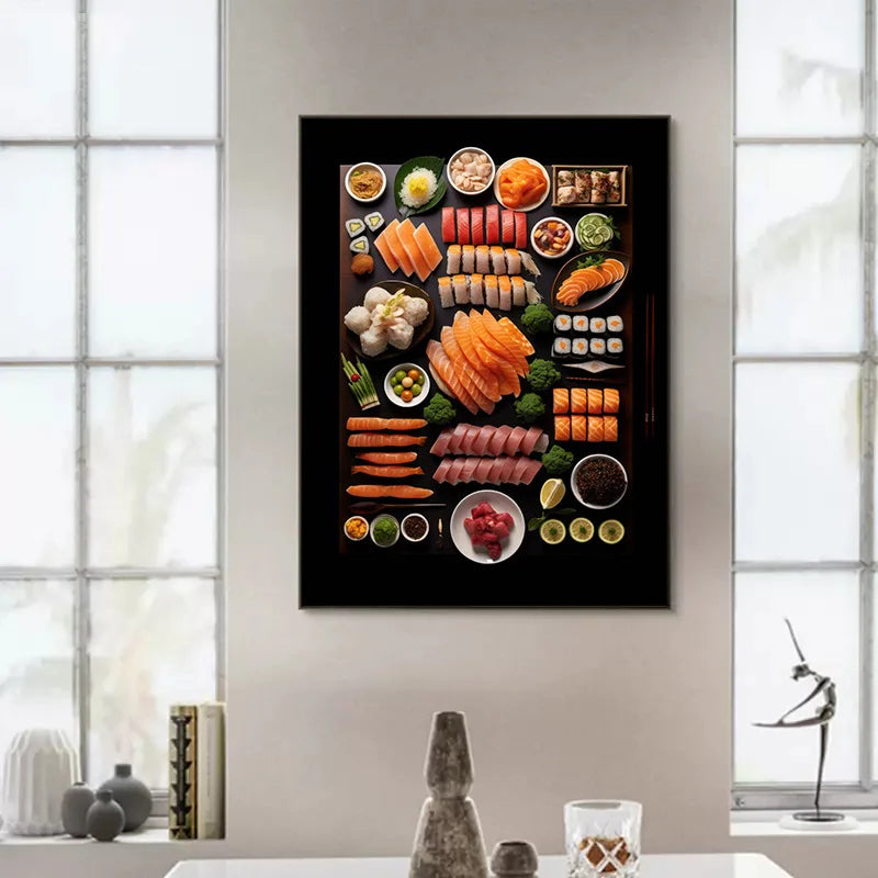 Vintage Culinary Sushi Posters