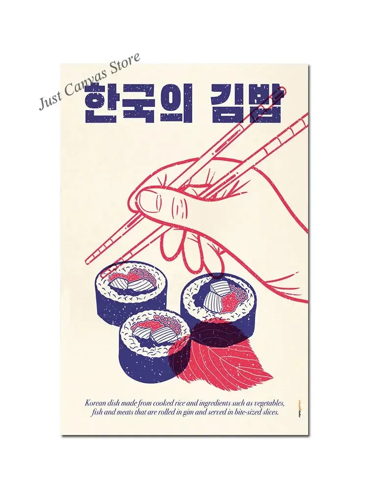 Vintage Japanese Food Posters