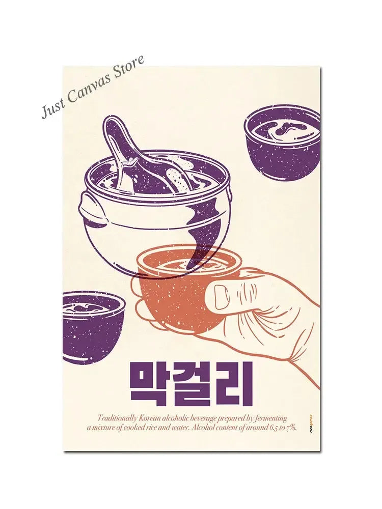 Vintage Japanese Food Posters