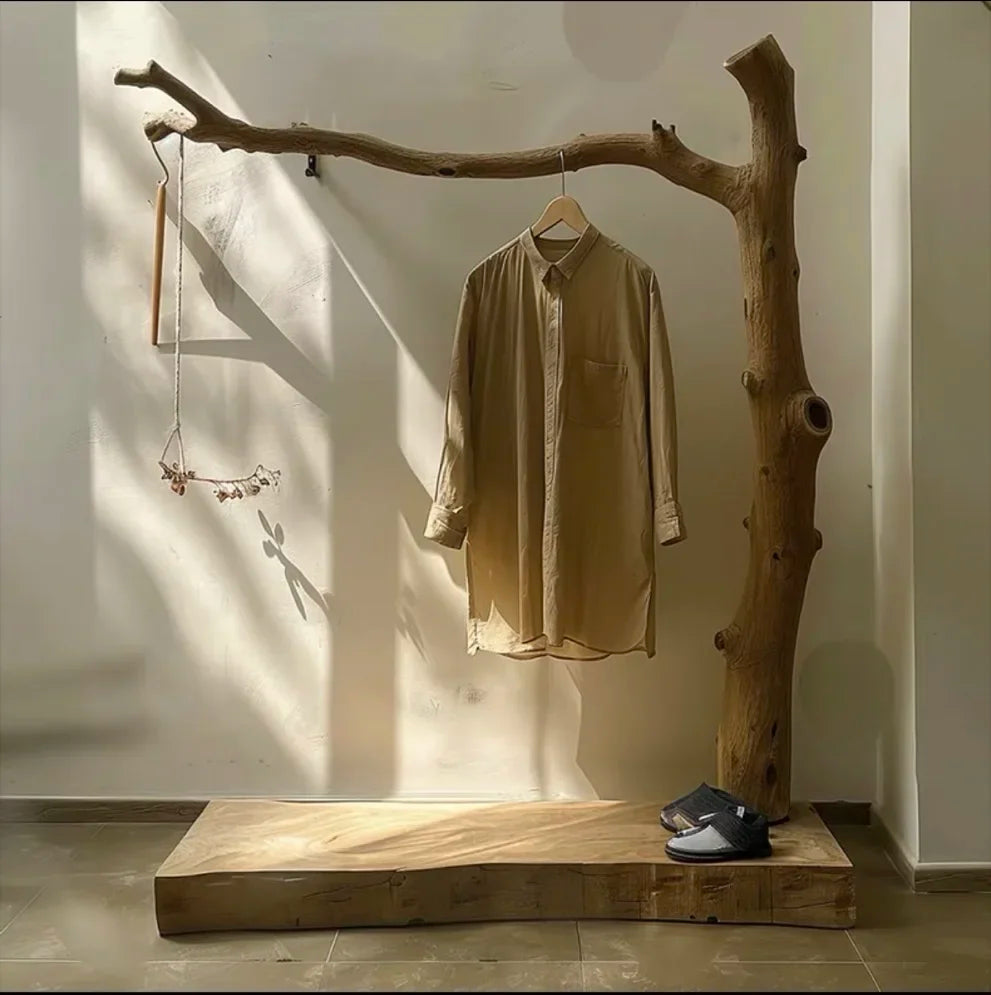 Wabi Sabi Log Coat Rack