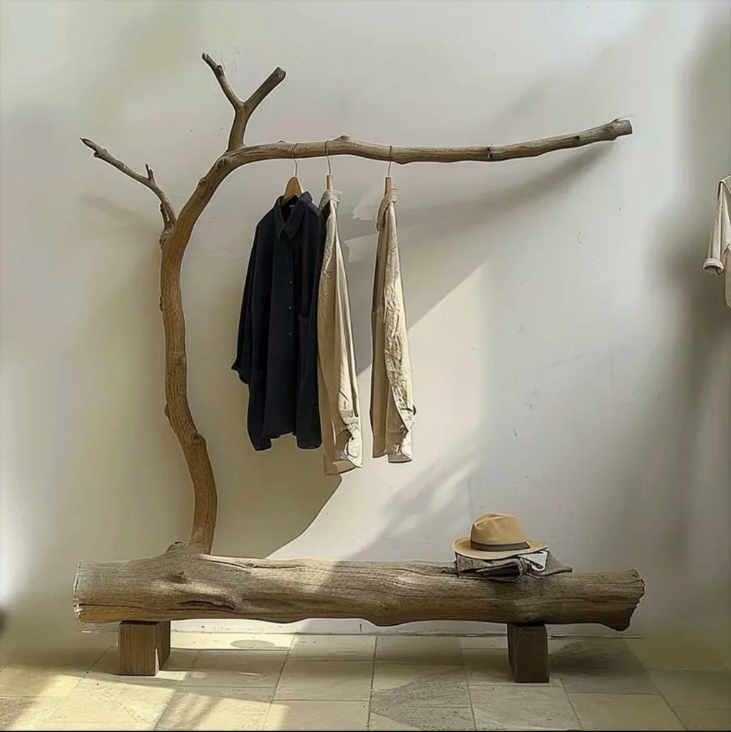 Wabi Sabi Log Coat Rack