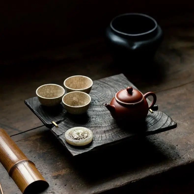 Wabi Sabi Solid Wood Tea Tray