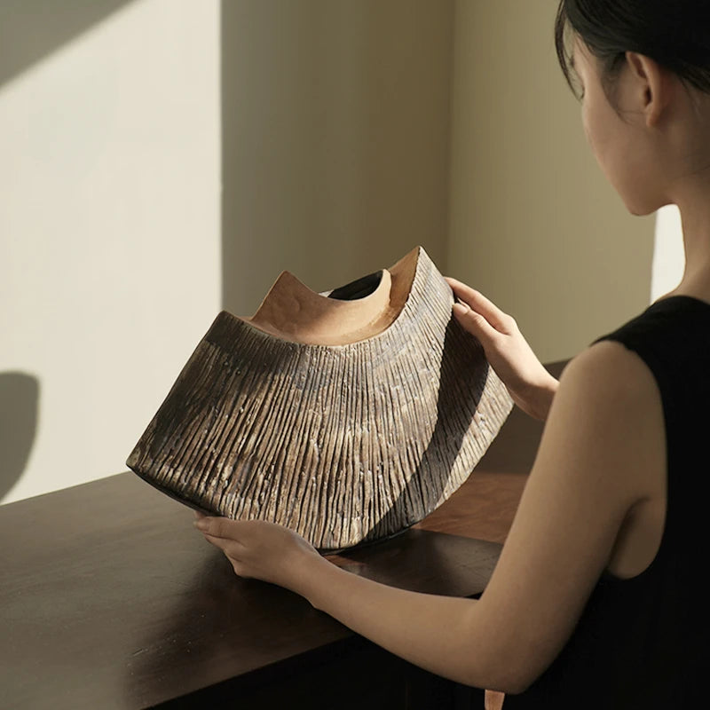 Wabi Sabi Wind Ceramic Vase