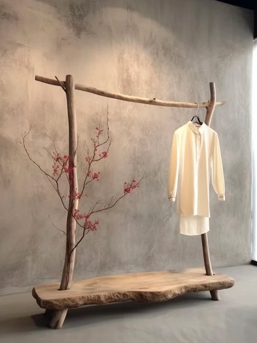 Wabi Sabi Wind Solid Floor Coat Rac