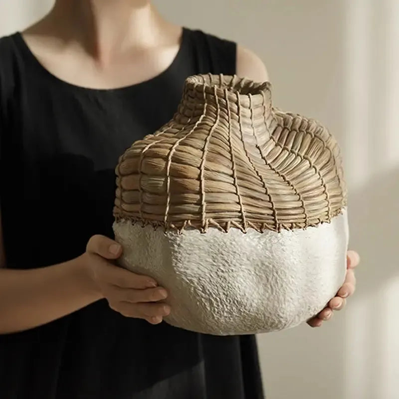 Wabi-sabi Dried Flower Vase