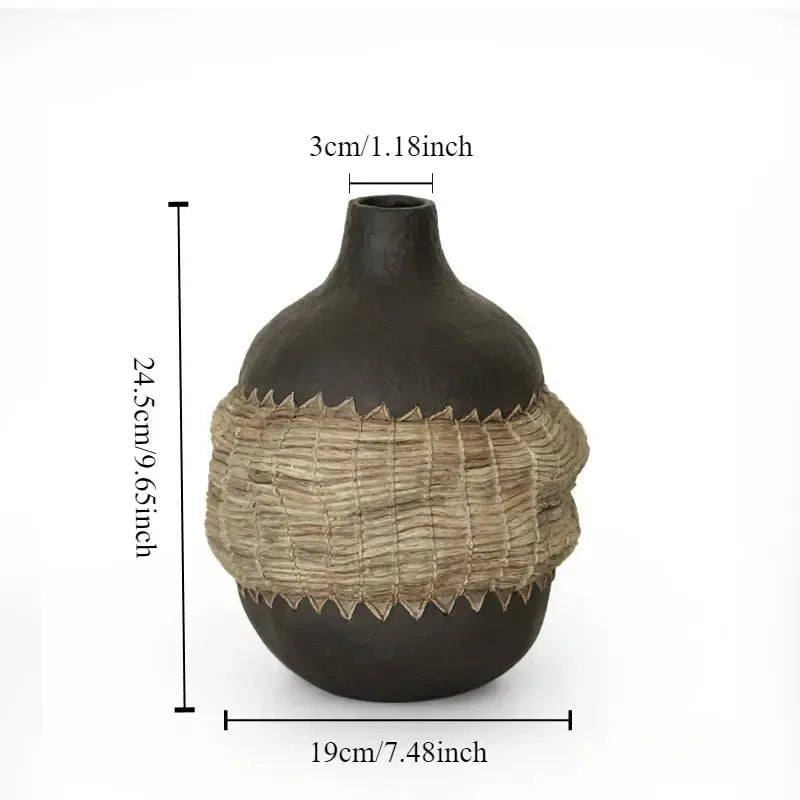 Wabi-sabi Dried Flower Vase