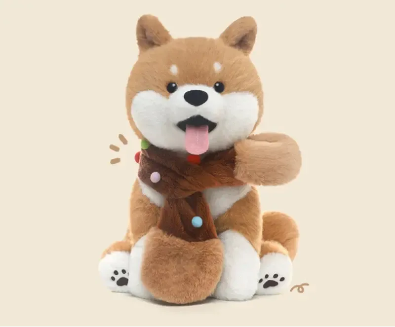 Winter Shiba Inu Plush
