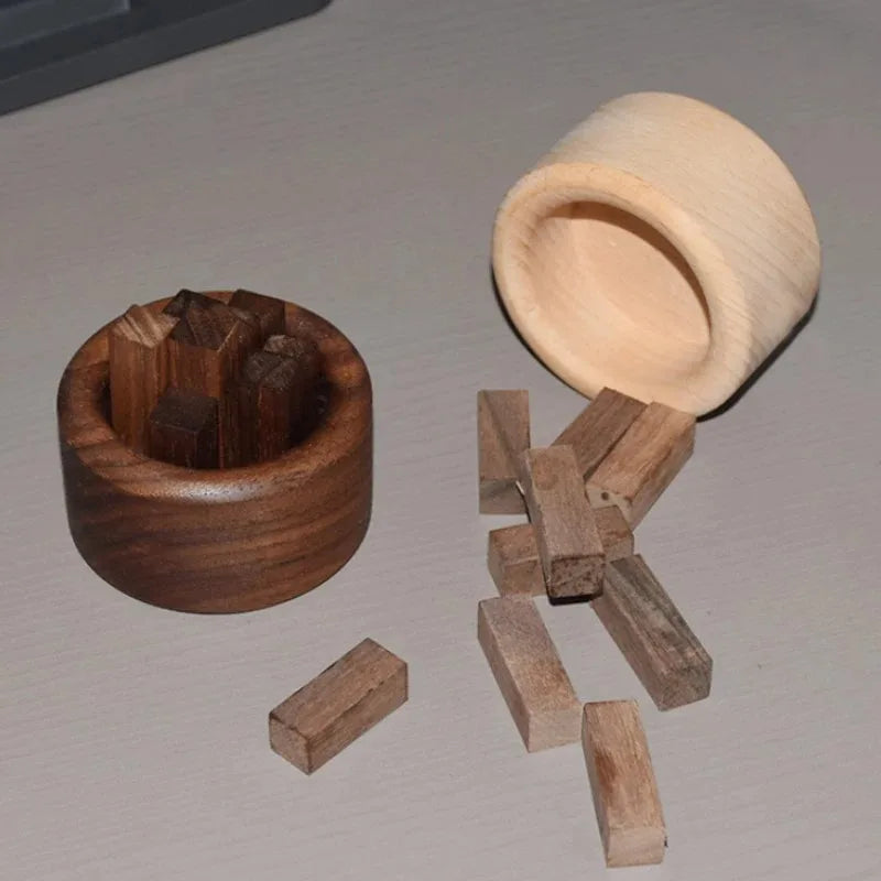 Wood Cube Essential Oil Diffuser