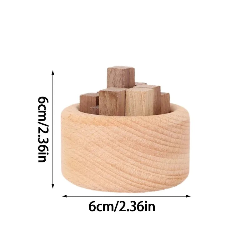 Wood Cube Essential Oil Diffuser