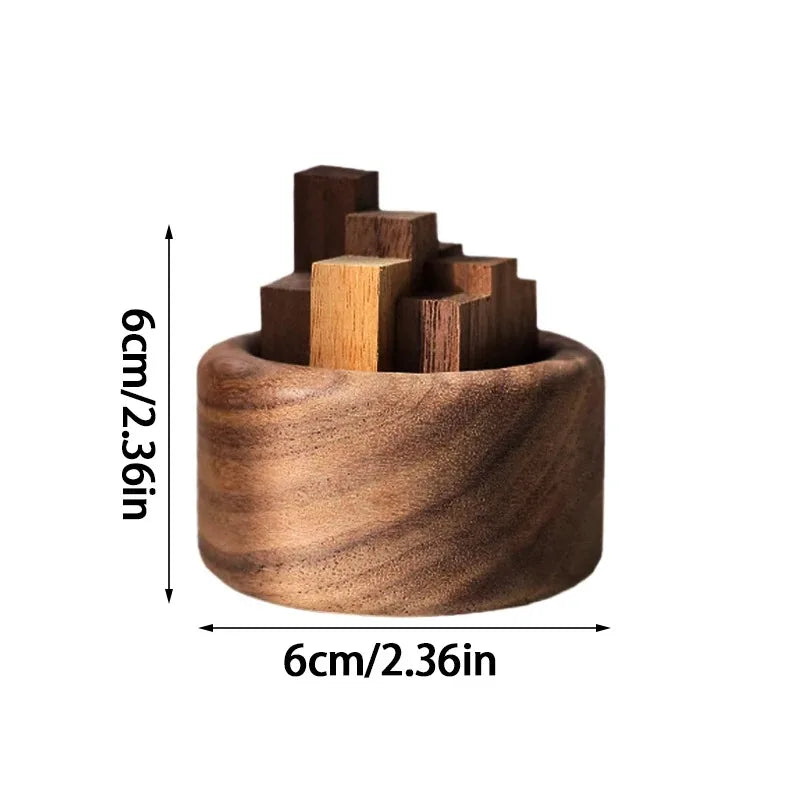 Wood Cube Essential Oil Diffuser