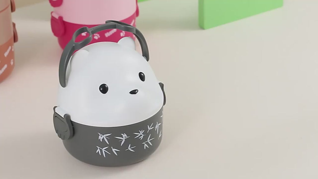 Stackable Japanese Bento Bear Box