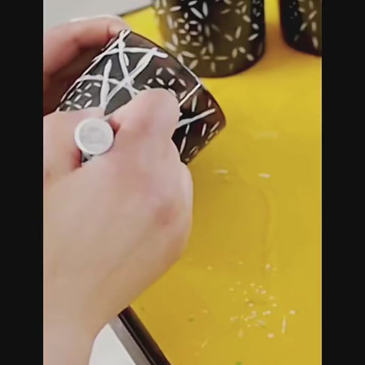 Eddo Kiriko Drinking Glass